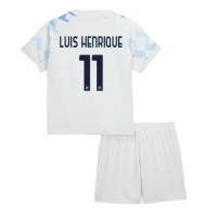 Inter Milan Luis Henrique #11 Vonkajší Detský futbalový dres 2025-26 Krátky Rukáv (+ trenírky)